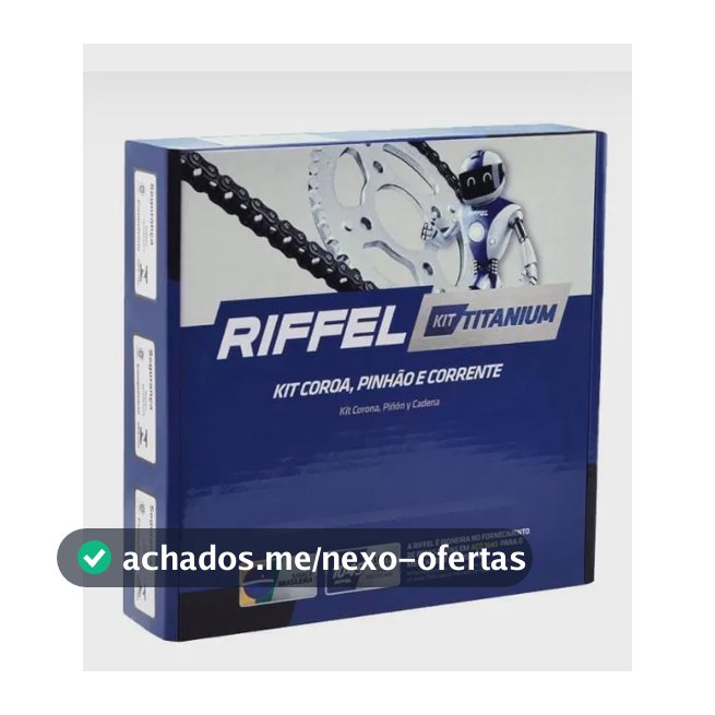Kit Relação Riffel Cg 150 160 Titan Fan Start Cargo Mix Aço 1045 Padrão Original  2004 A 2025