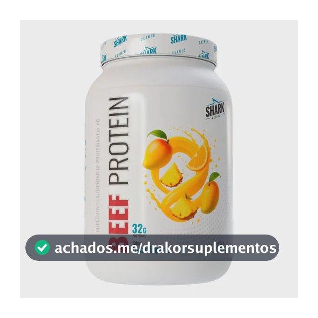 Beef Protein Frutas Tropicais 900g - Shark Pro Frutas Tropicais