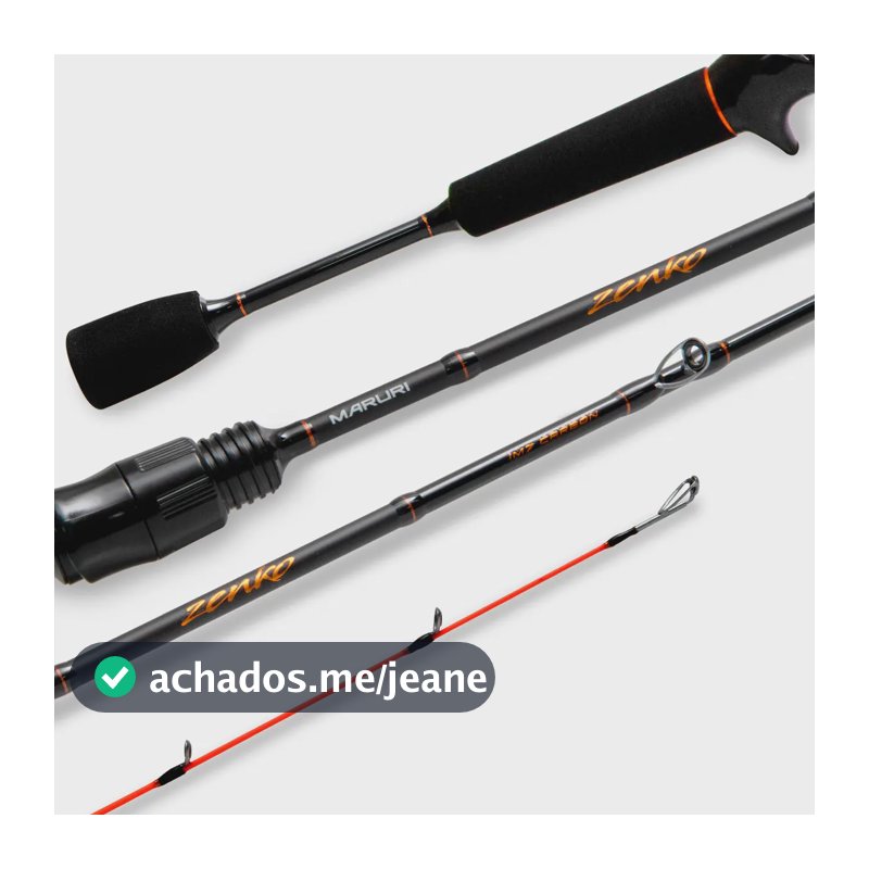 Vara Para Carretilha Zenko C1301ml 1,30mts 6-14lbs 1 Parte - Maruri