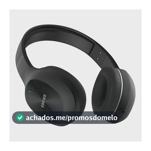 Fone de ouvido over-ear sem fio Edifier W800BT Plus preto