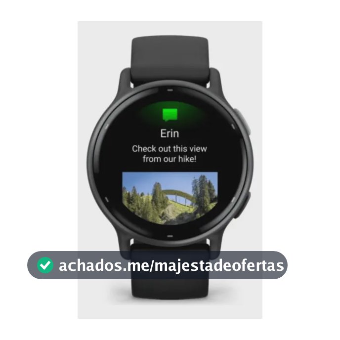 Garmin Vivoactive 5 Preto Com Pulseira De Silicone