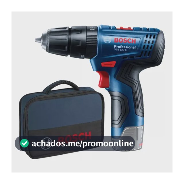 Parafusadeira Furadeira Bateria 12v Impacto Gsb 120 Li Bosch 12v