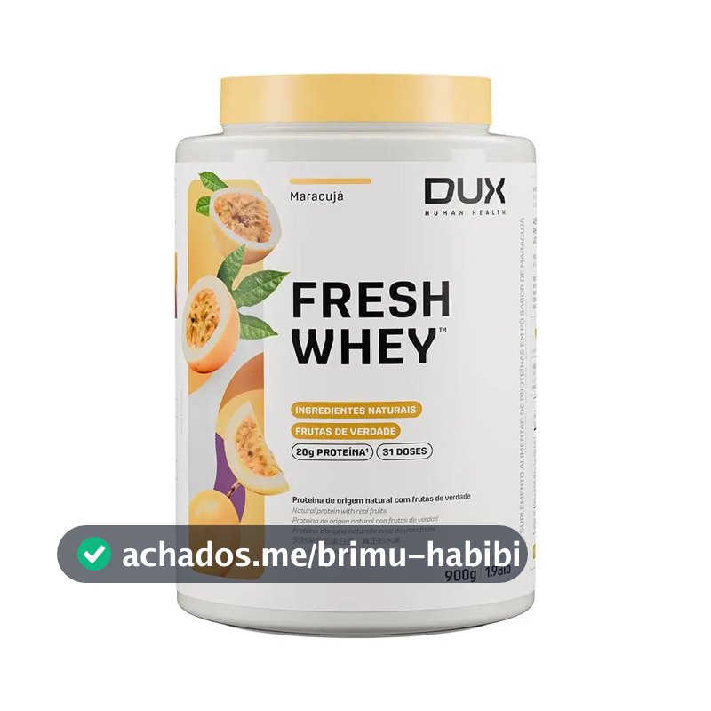 Fresh Whey + Saudável Dux Nutrition 900g - Sabores Sabor Maracujá
