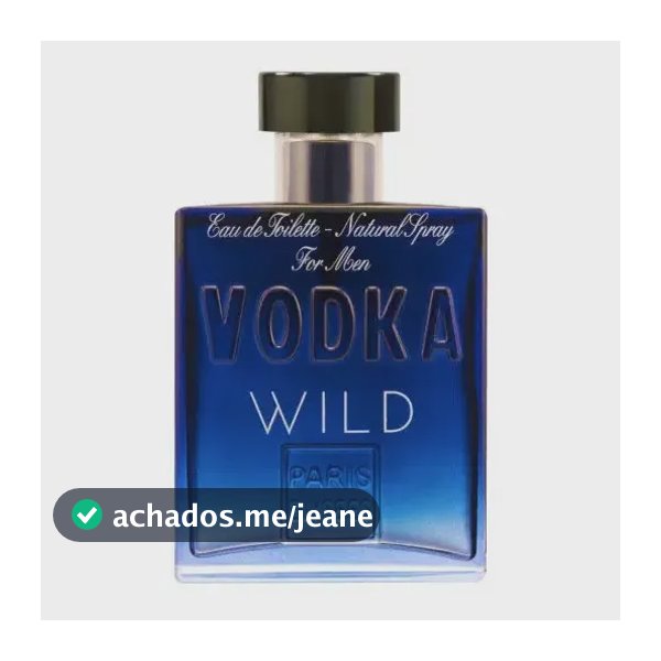 Perfume Vodka Wild Paris Elysees Masculino Intense 100ml