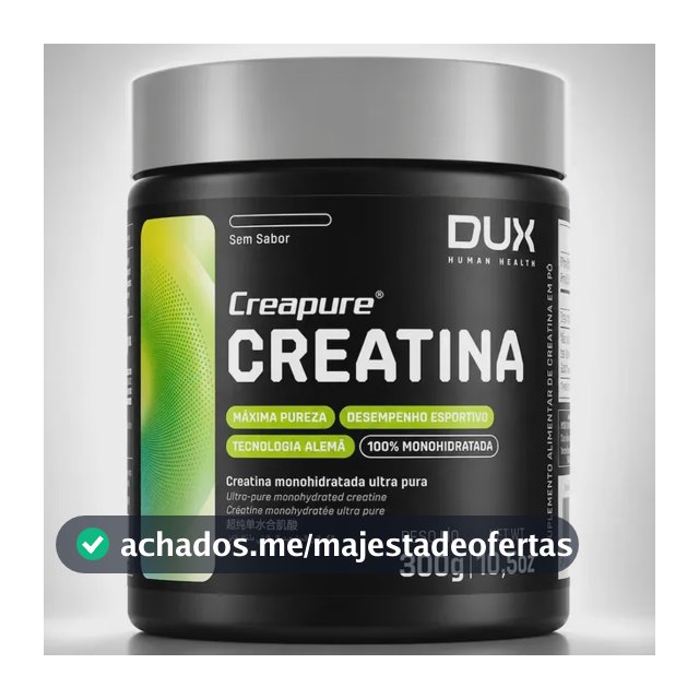 Creatina Dux Nutrition Creapure Em Pó Sem Sabor X 300g - 100% Original