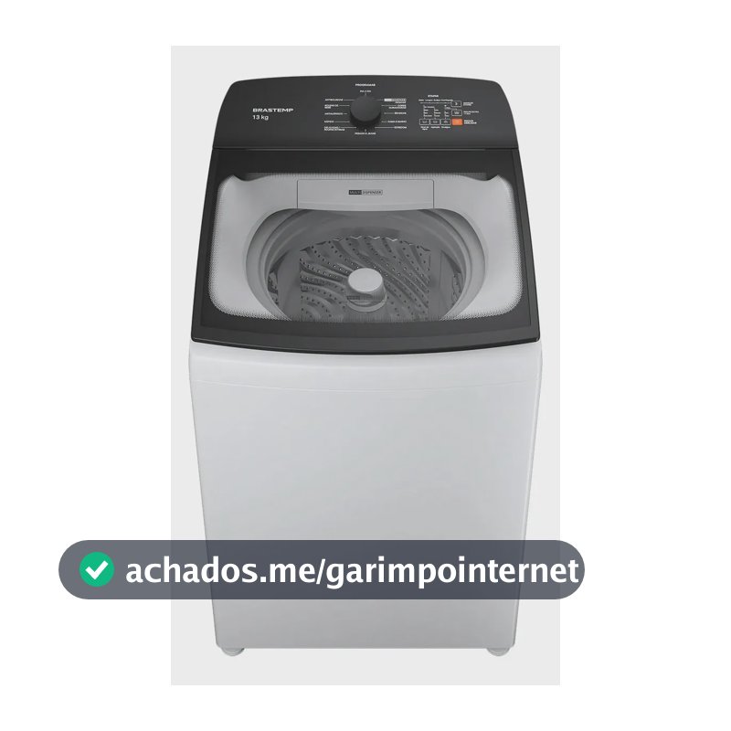 Máquina De Lavar Brastemp 13kg Branca Com Ciclo Tira Manchas Branco