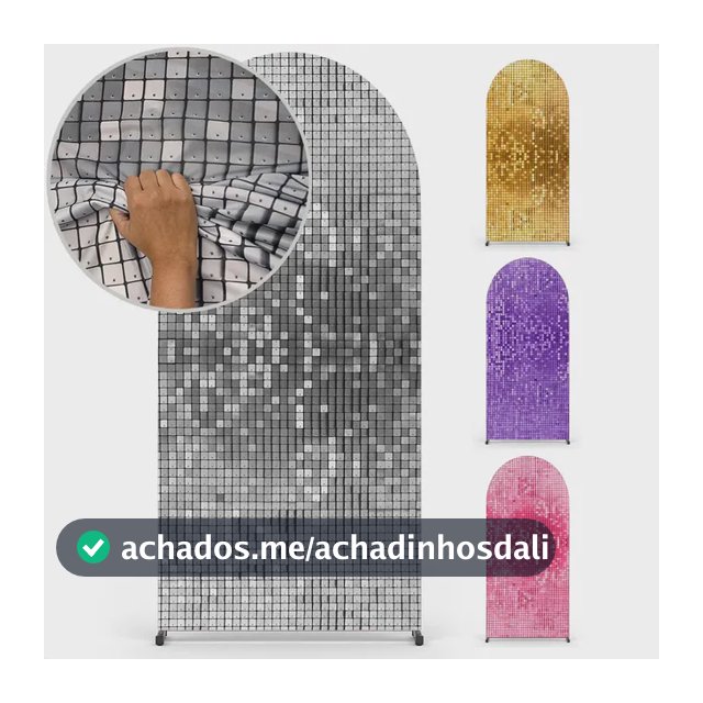 Capa De Painel Romano Shimmer Wall Sublimado C/elástico 2x1