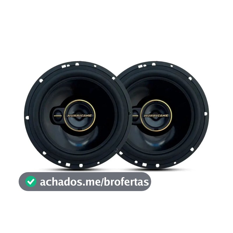 Par De Alto Falante Hurricane Triaxial Aurum A6t 6 Pol 120w RMS 240w max