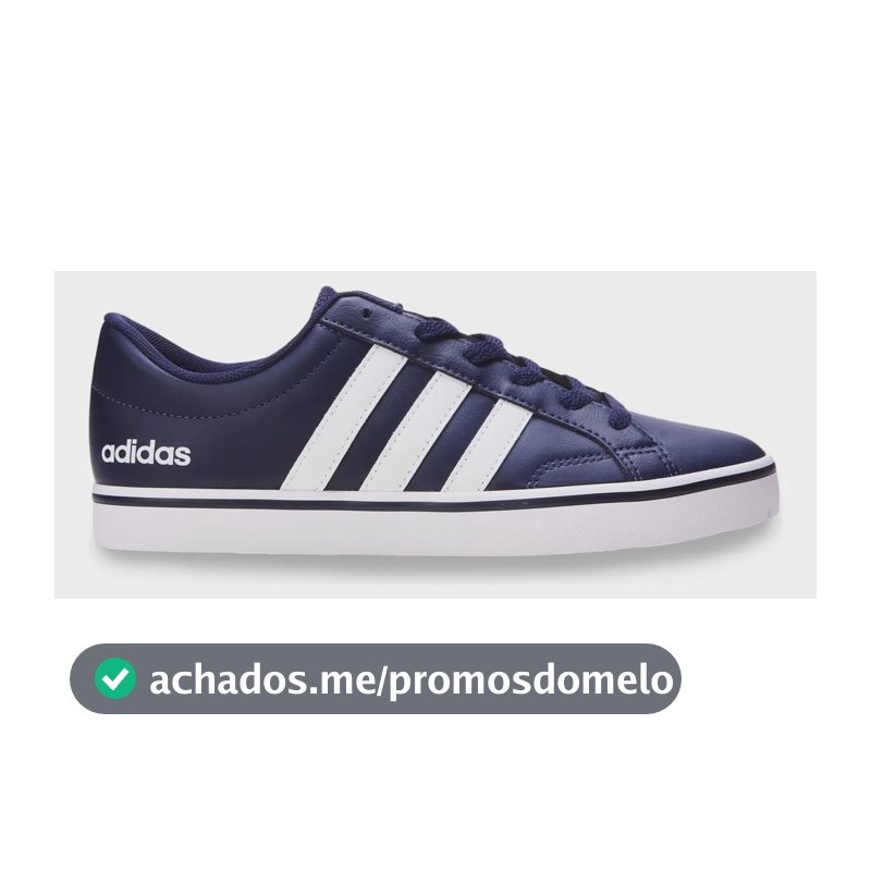 Tênis Masculino Vs Pace 2.0 adidas Ftwwht/cblack/ftwwht Liso