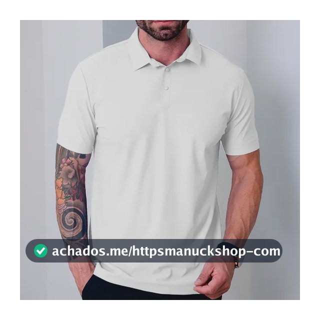 Camisa Polo Masculina Tecido Tech Confortavel Casual