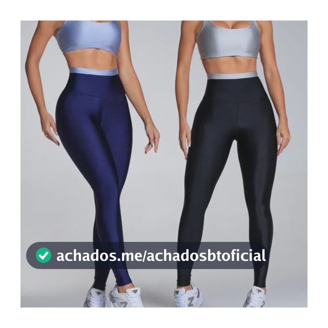 Kit 2 Conjunto Cropped  Legging Fitness Academia Biop