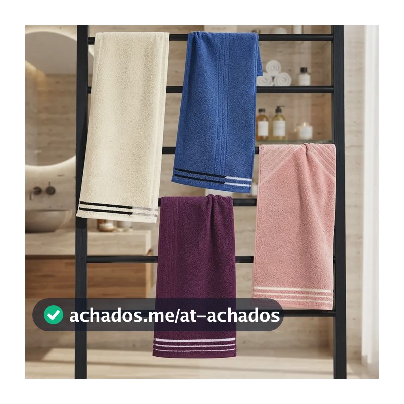 Kit 4 Toalhas Academia Rosto Bike Corrida Esportes Fitness Azul Roxo Creme Rosê Sublimado Liso