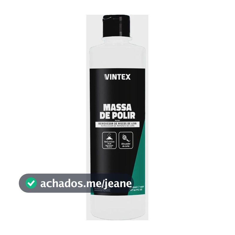 Massa De Polir 590g Automotiva Vonixx Vintex