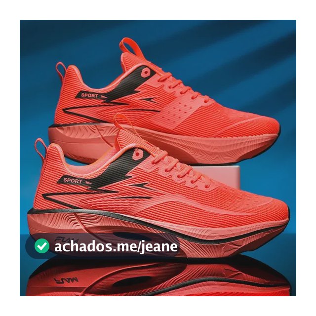 Sapatos Esportivos Para Casais, Sola Macia De Fibra De Carbono, Ultraleve Orange-red Geométrico 43br