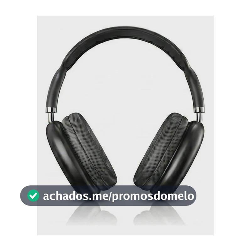 Headset sem fio P9 Bluetooth Preto