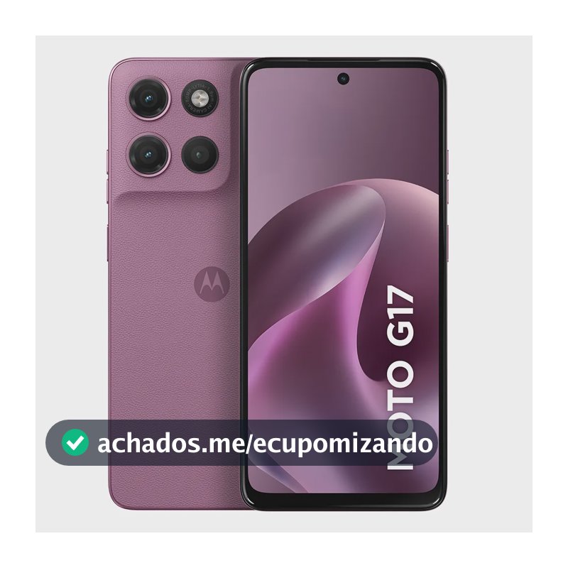Smartphone G17 Tela 6,7 Polegadas 256GB 4G Câmera 50MP Motorola