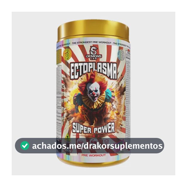 Cafeína Demons Lab Pré Treino Ectoplasma em pó sabor Tutti frutti x 480g