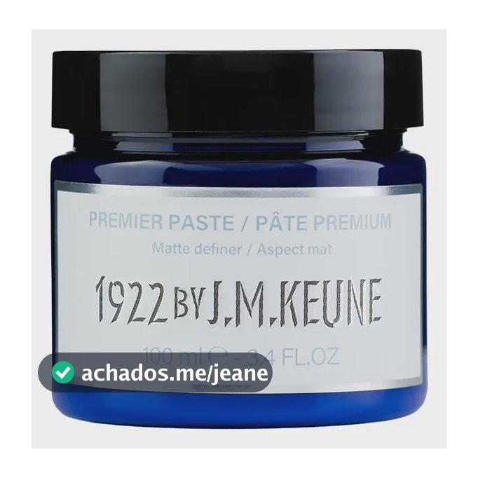 Keune 1922 By J.m.keune Premier Paste Pomada Nova 100ml