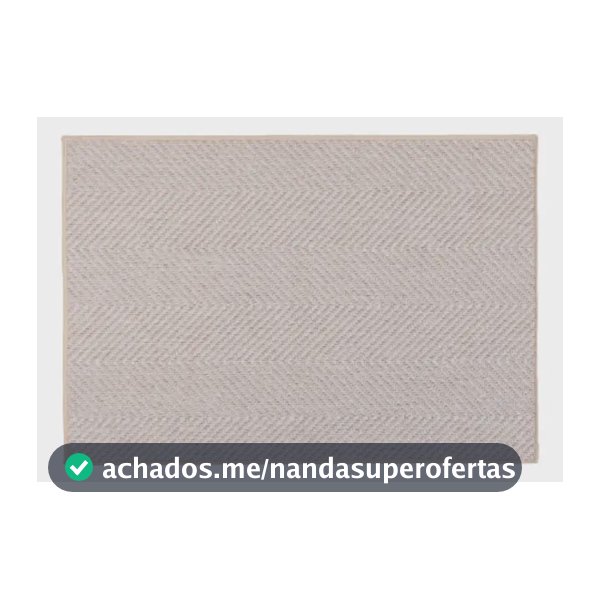Tapete De Cozinha Antiderrapante Missoni 45 Cm X 65cm Comprimento 65 Cm Cor Marfim