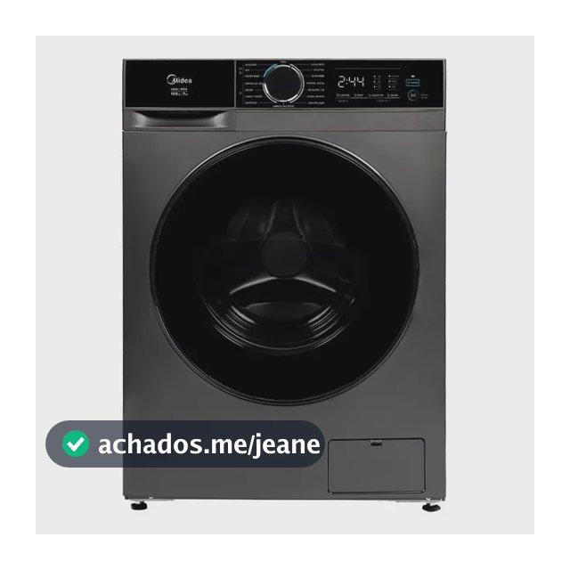 Lava E Seca 10,5kg Titanium Inverter Midea 110v Cinza-escuro
