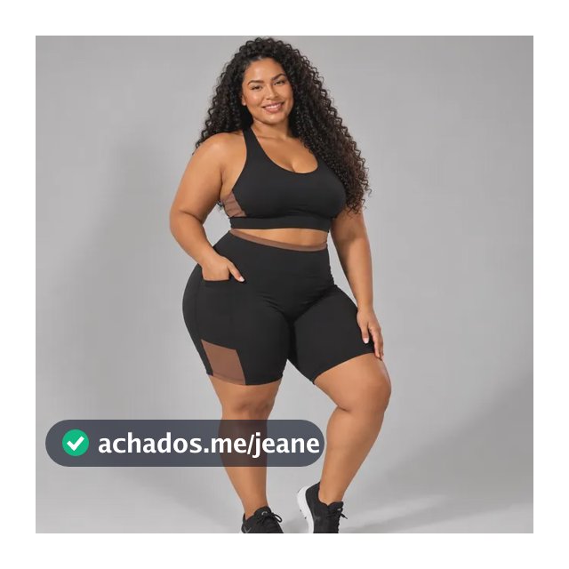 Conjunto Plus Size Academia Top E Bermuda De Fitness Short