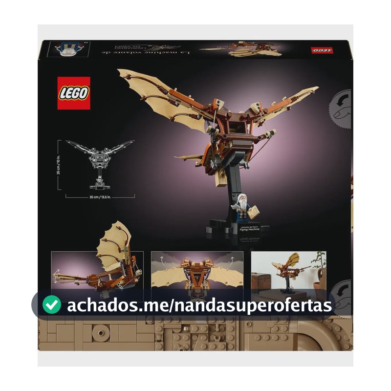 Icons A Máquina Voadora de Leonardo da Vinci Lego 10363
