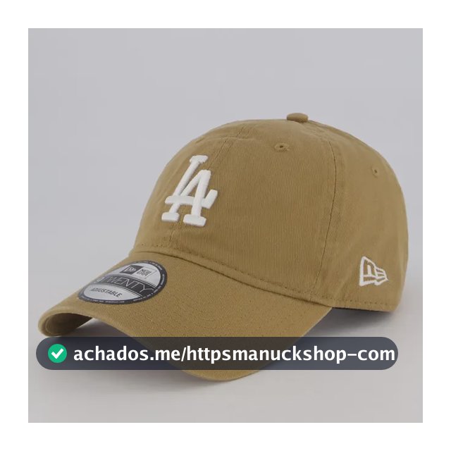 Boné New Era Mlb Los Angeles Dodgers 920 Bege Bege Único
