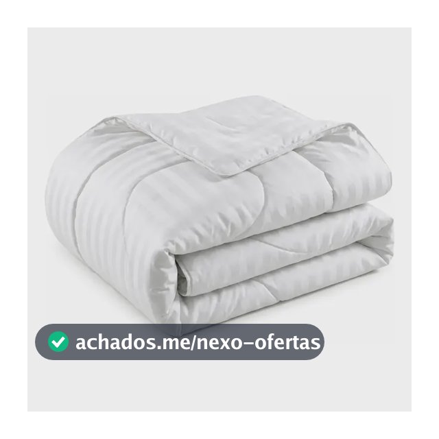 Edredom Casal Queen 400 Fios Dupla Face Grosso Hotel Oferta