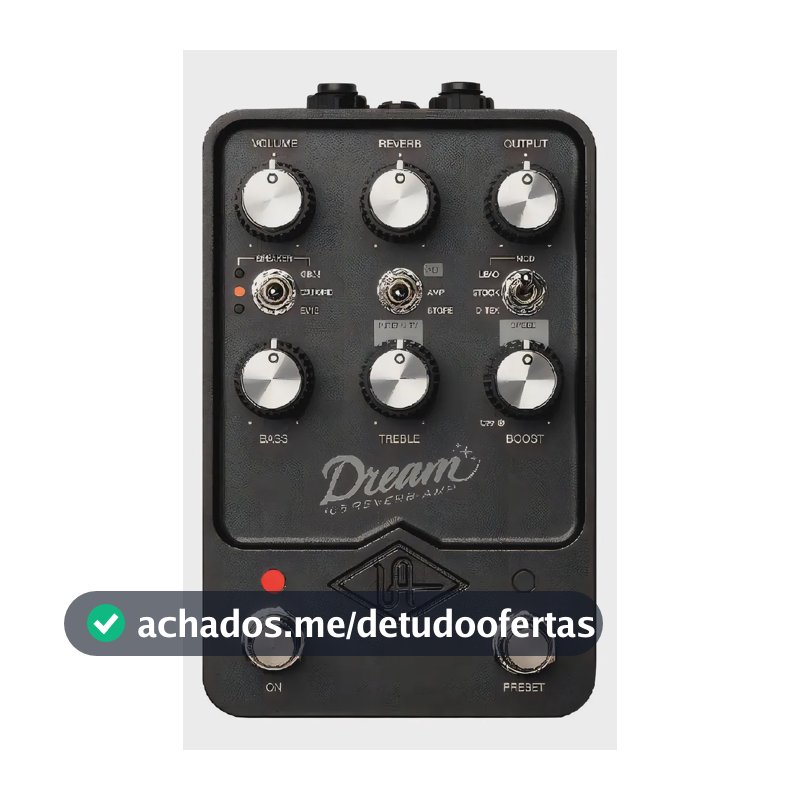 Pedal de Reverb Universal Audio Dream '65 Amplifier para Guitarra