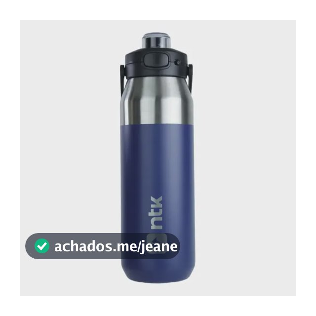 Garrafa Térmica Isomax 1l Camping Aço Inoxidável C/alça Ntk