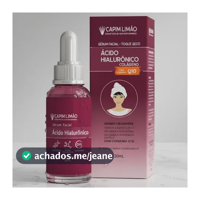 Sérum Facial 30ml Capim Limão