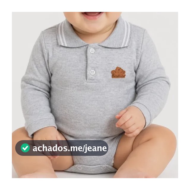 Body Bebe Gola Polo Petutuinha Manga Longa- Escolha A Cor