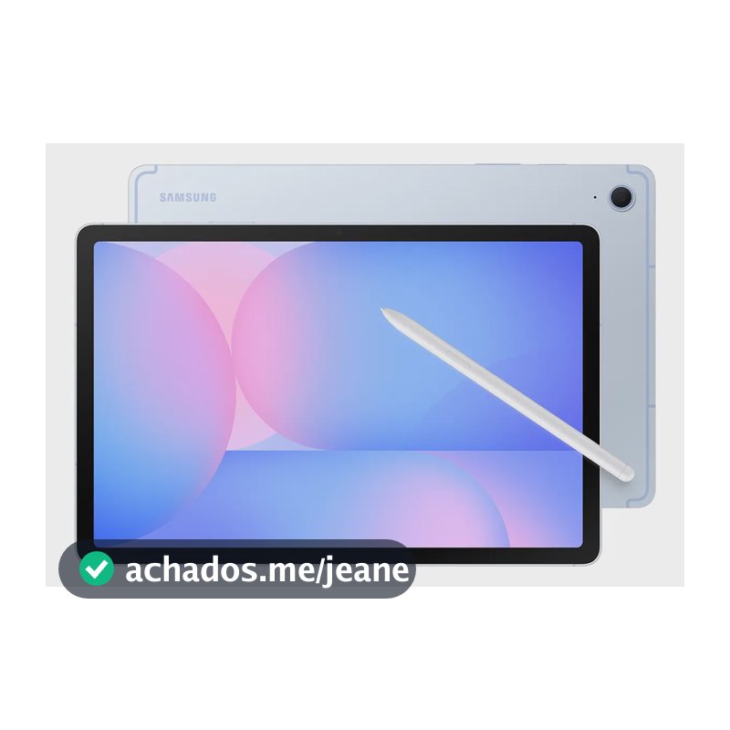 Galaxy Tab S10 Fe 128gb azul celeste, cor preta
