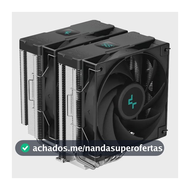 Air Cooler Ag620 Digital Com Monitoramento Deepcool Preto