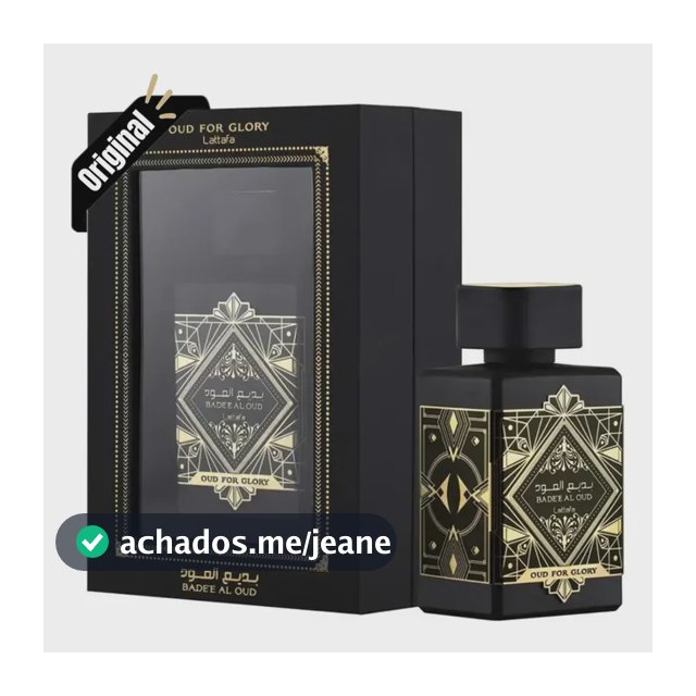 Perfume Arabe Badee Al Oud For Glory 100ml Masculino Edp