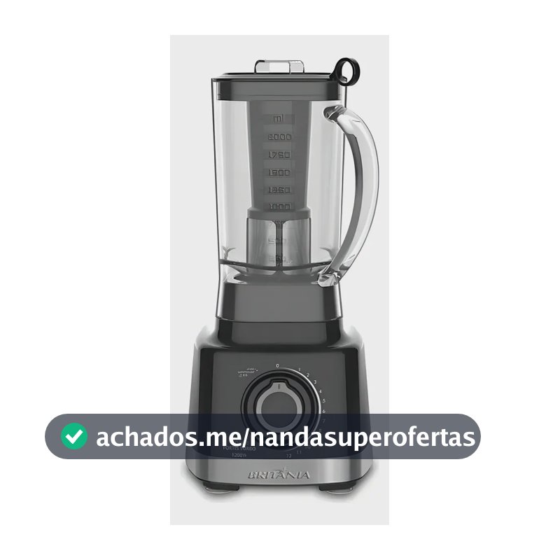 Liquidificador Britânia Blq1300p Turbo 1200w 3 L 110v