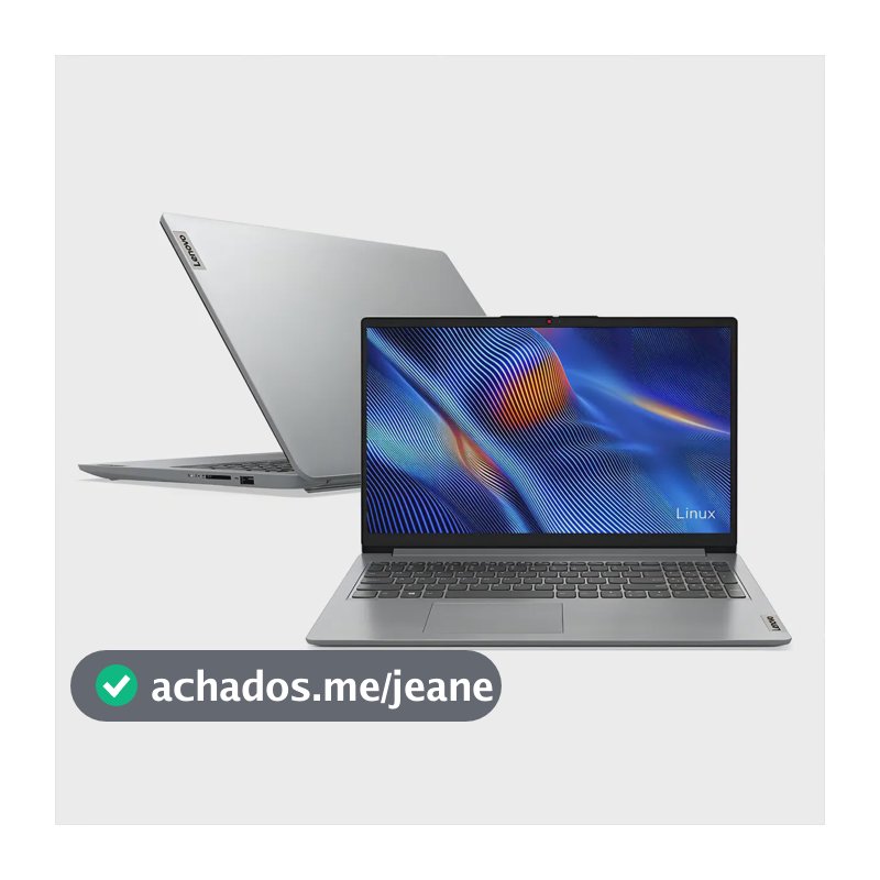 Notebook Lenovo Ideapad 1 AMD Ryzen 3 7320U 4gb 256gb SSD Linux 15.6 HD 82x5s00600