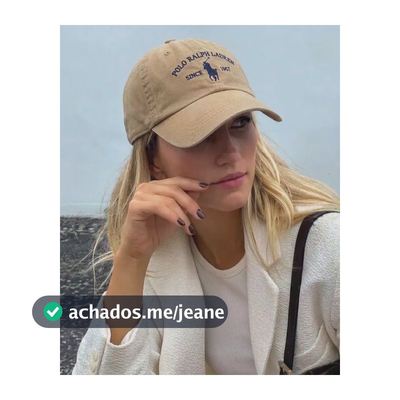 Boné Polo Ralph Lauren Aba Curva Ajustável Tamanho Único Bege2 Un Lisa