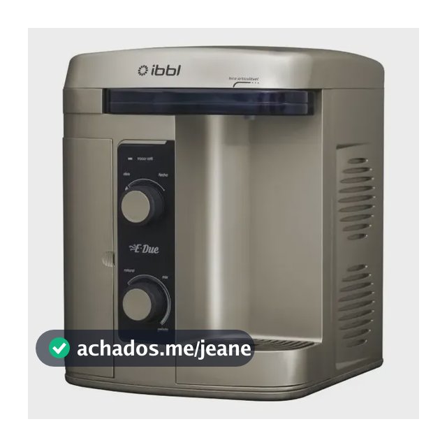 Purificador De Água Ibbl E-due Prata 79073001