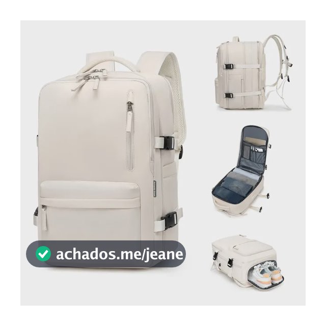 Mochila Viagem Impermeavel Executiva Grande Para Notebook