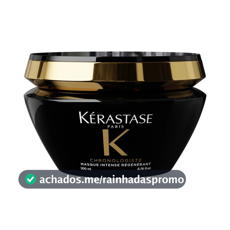 Máscara Capilar Regeneradora para Hidratação Profunda, Brilho Intenso e Controle do Frizz Chronologiste Intense Régénérant Kérastase 200ml
