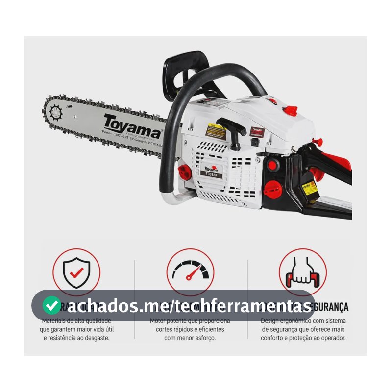Motosserra Toyama Tcs58h-18snb A Gasolina Cor Branco