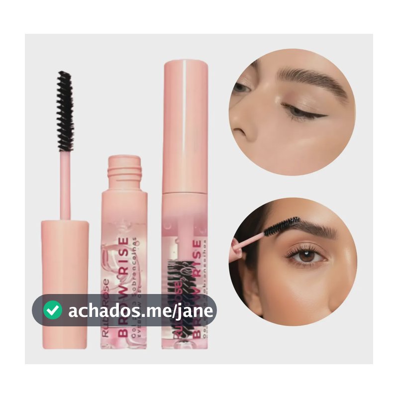 Gel Para Sobrancelha Brow Rise Ruby Rose Mascara Sobrancelha Incolor