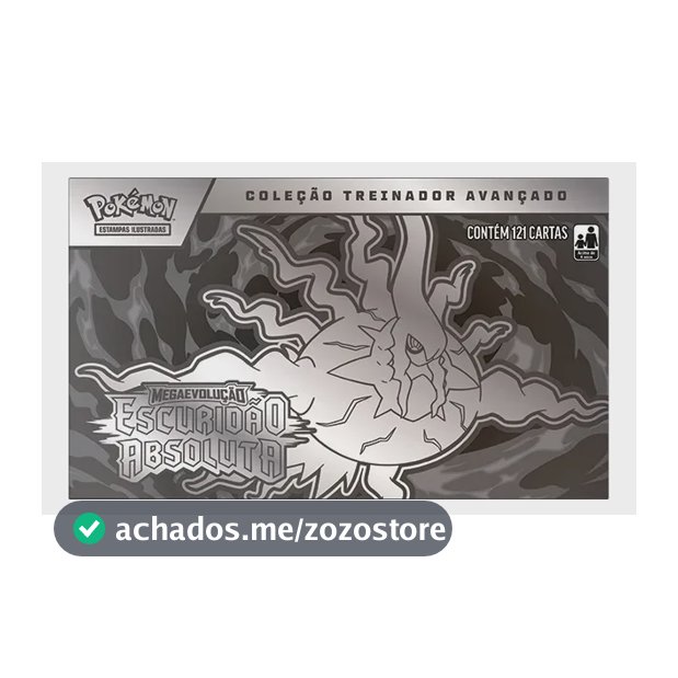 Cartas Pokémon Coleção Escuridão Absoluta Treinador Avançado 121 Cards Copag