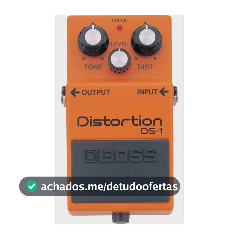 Pedal Distortion Ds-1 Boss Laranja Para Guitarra Laranja
