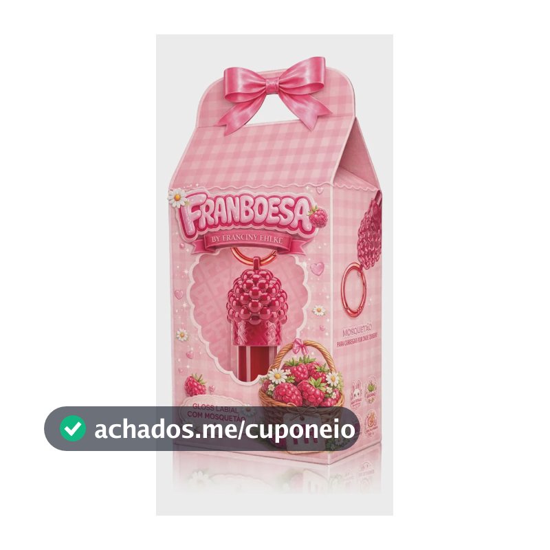 Gloss Franboesa By Franciny Ehlke Vermelho