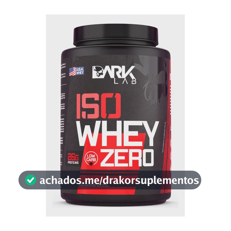 Whey Isolado Zero Carb 900g Baunilha - Dark Lab (Low Carb)
