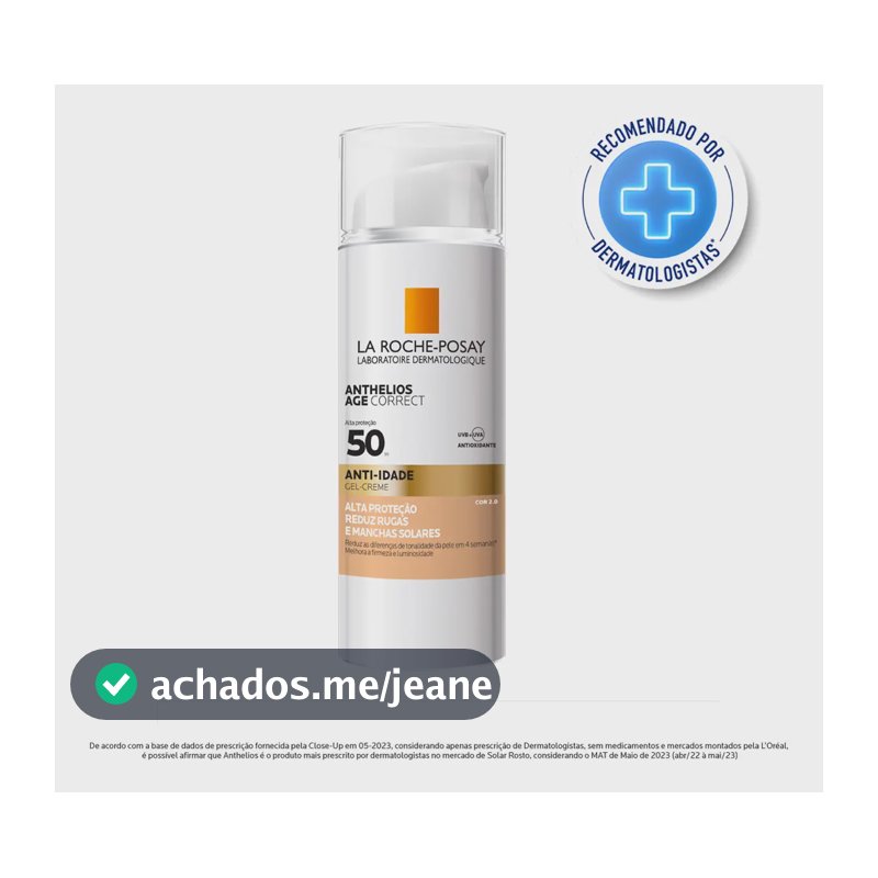 Protetor Solar Anthelios Age Correct Fps 50 Oil Free Anti Rugas Cor 2.0 50g La Roche-posay