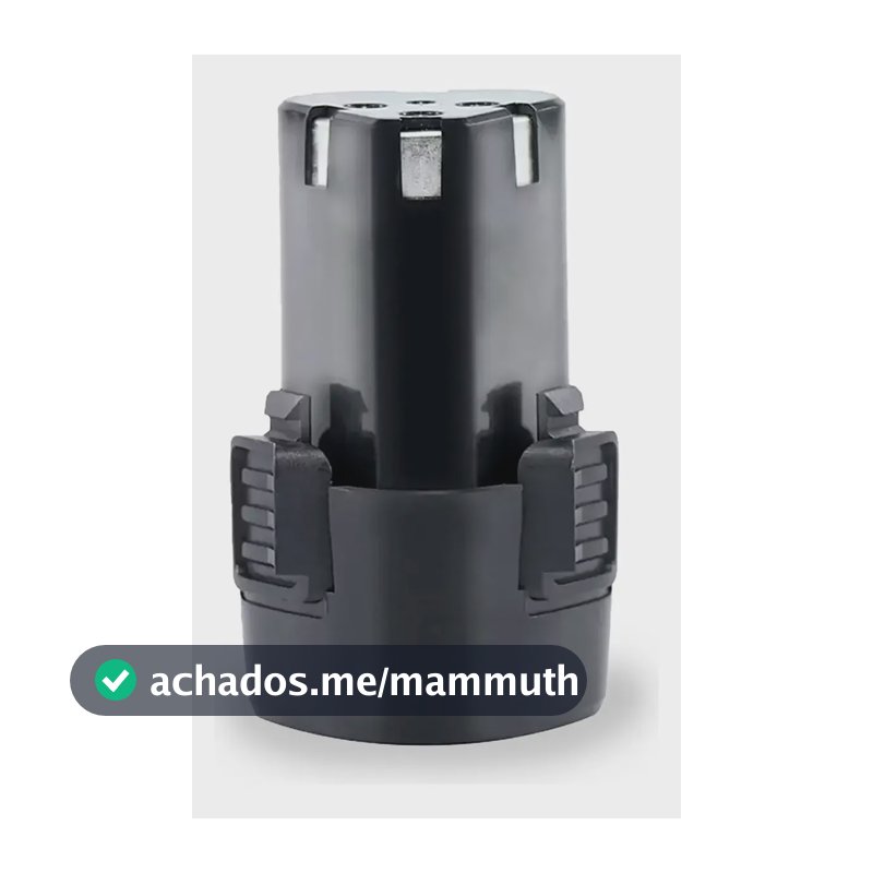 Bateria Lítio 12v Bivolt  Para Furadeira Parafusadeira