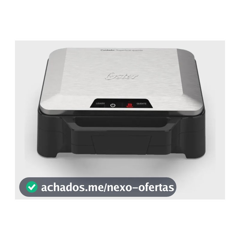 Sanduicheira Oster 220V 1000W Multiuso Inox OSAN500